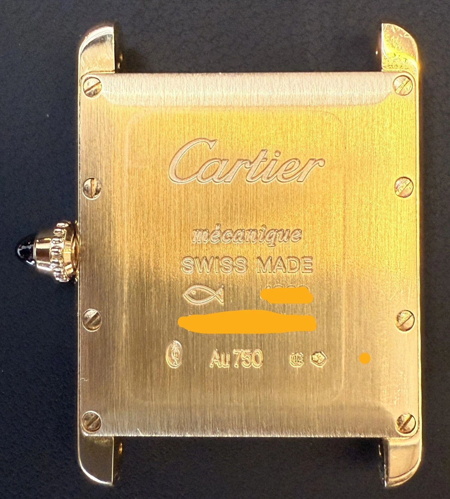 Cartier Tank Louis Cartier Red Laquer (SOLD)